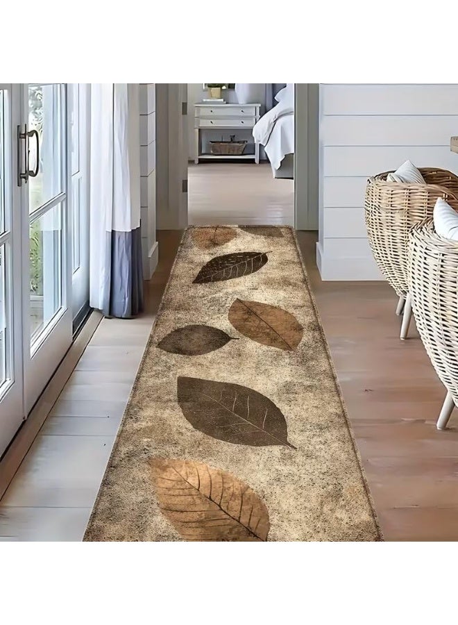 سجادة طويلة للممرات الداخلي  و الخارجي مستطيلة سمك 0.25 سم ضهر دوتس مانع الانزلاق سهلة التنظيف مثالية لغرفة المعيشة وغرفة الطعام والممرات غرف مشاية - Image 3